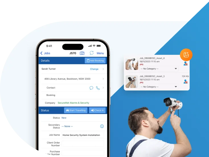 Visual representation of signing and capturing signatures.