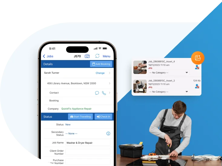 Visual representation of signing and capturing signatures.
