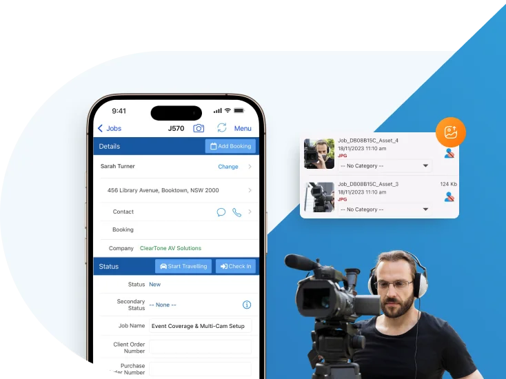 Visual representation of signing and capturing signatures.