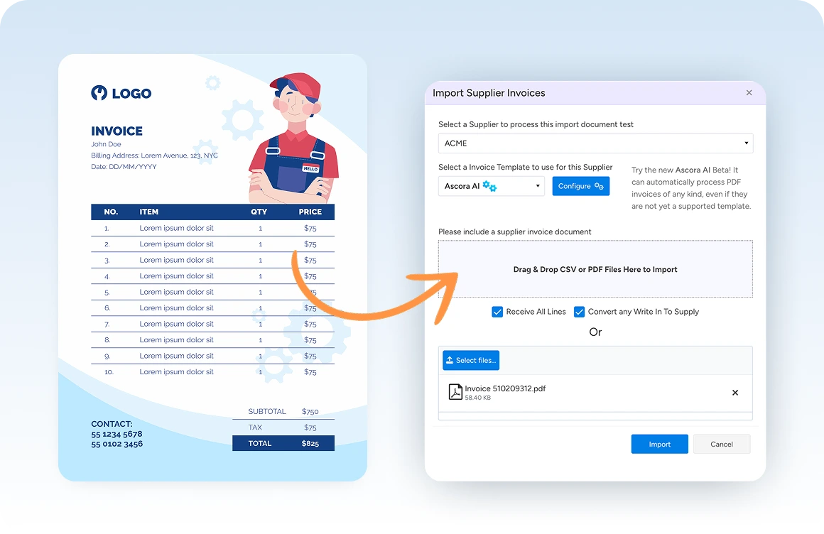 Ascora tracking vehicles in real-time