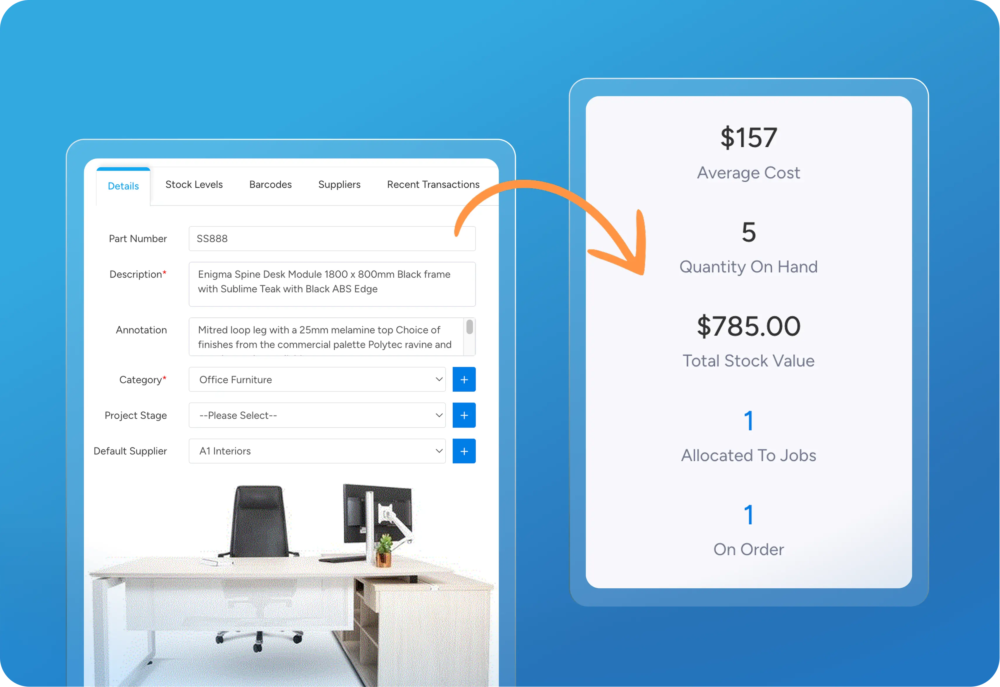 Inventory and parts management