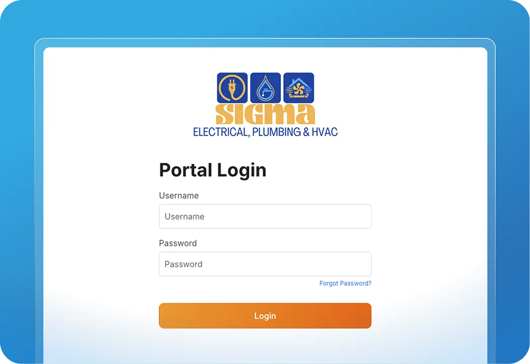 Branded customer portal