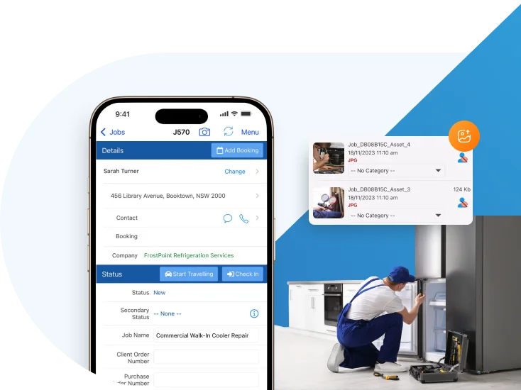 Visual representation of signing and capturing signatures.