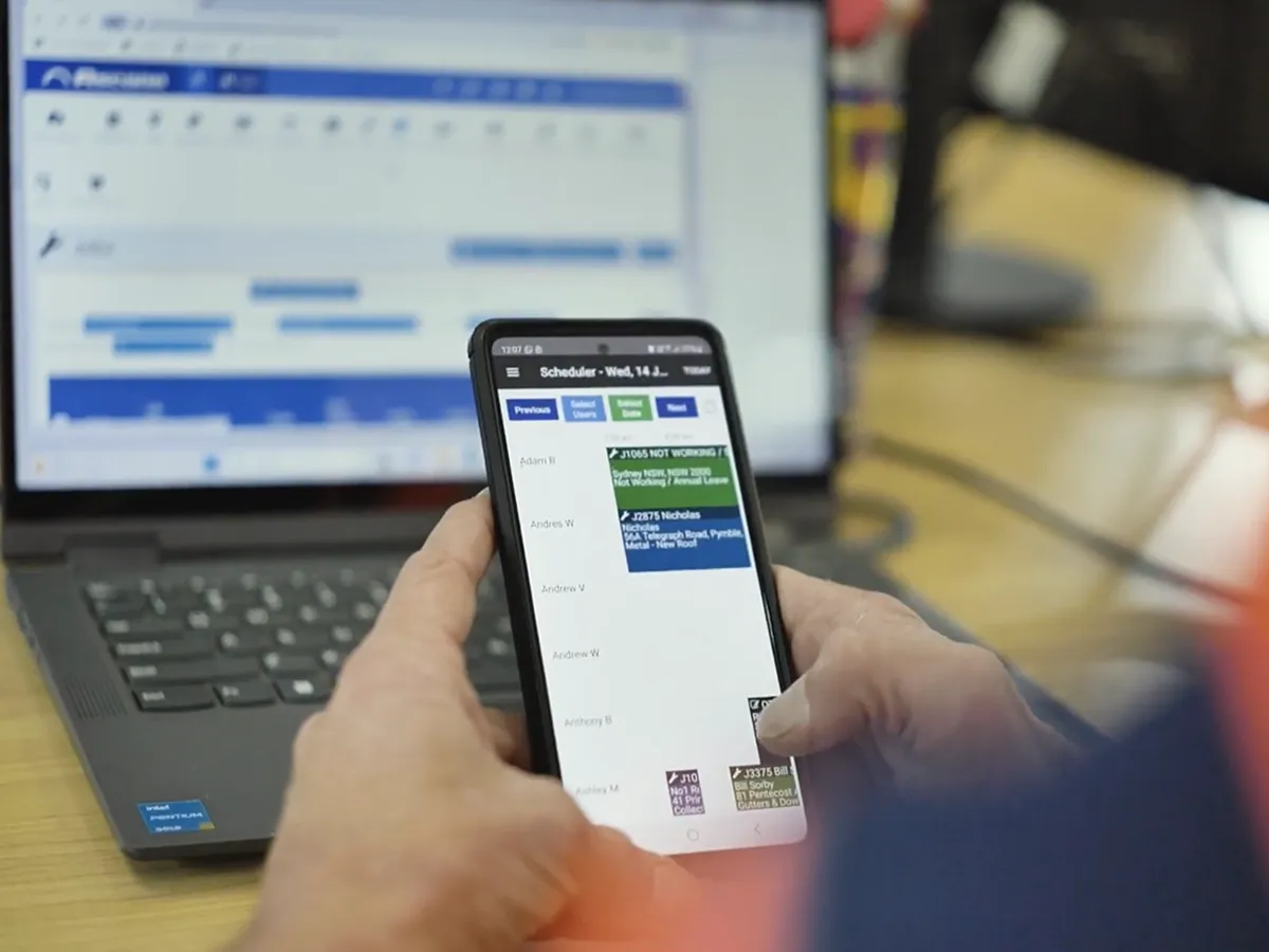 Schedule from any device in Ascora