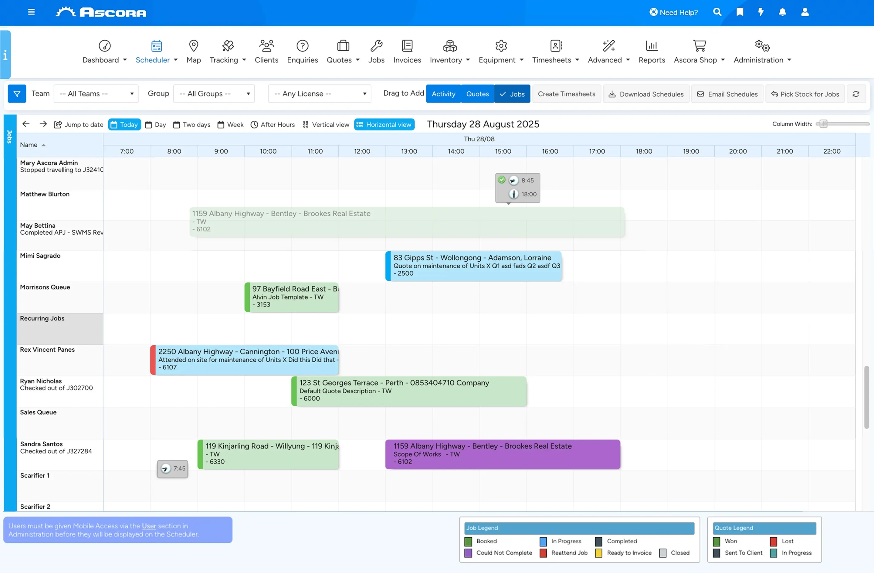 Smart Scheduling